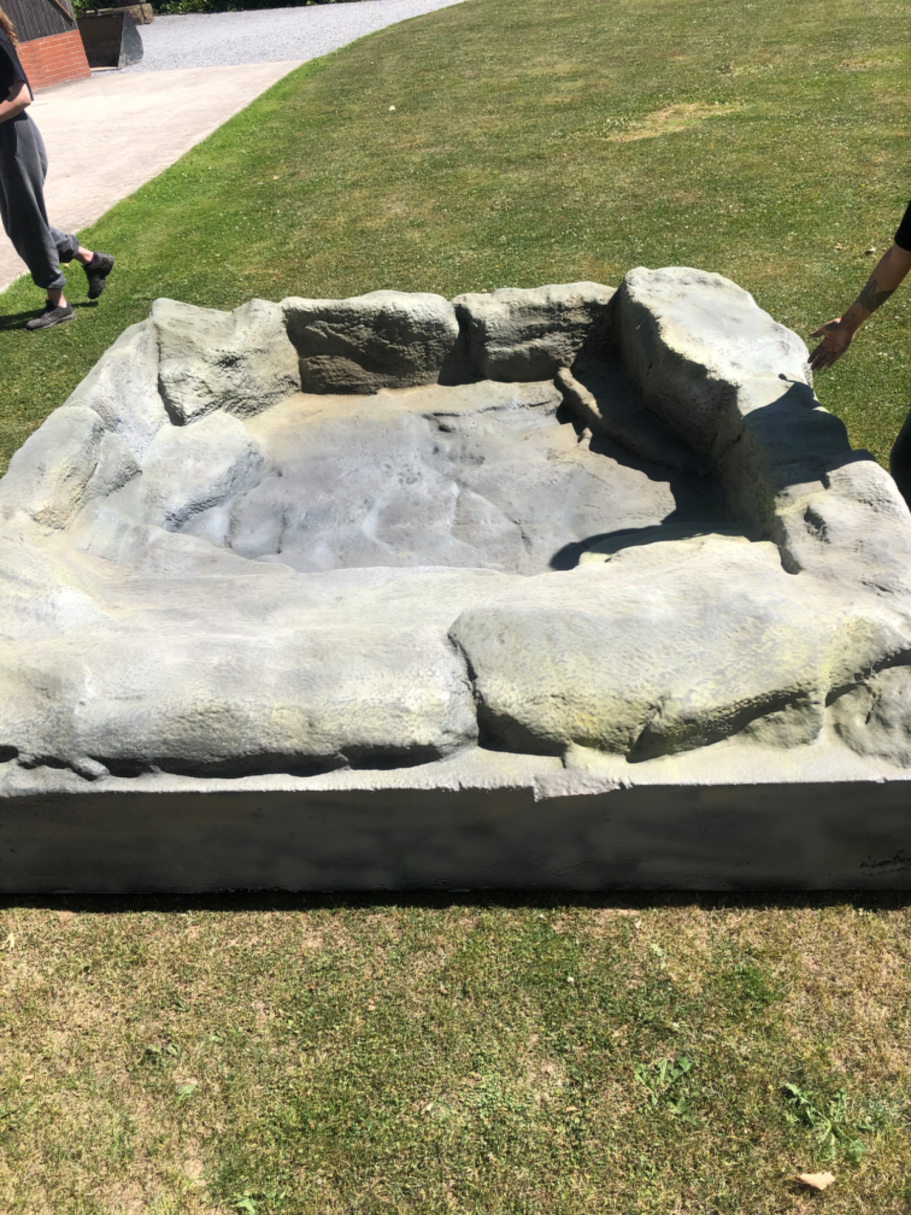 giant tortoise pond for armordilo