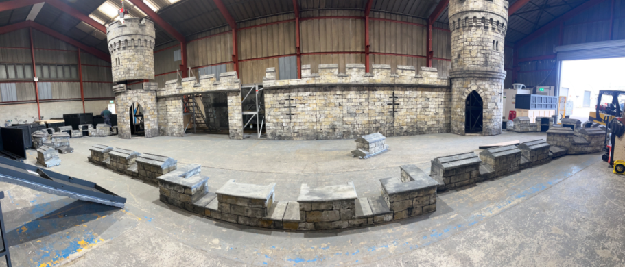 castle for sabaton tour build with Spacial and Polyprops