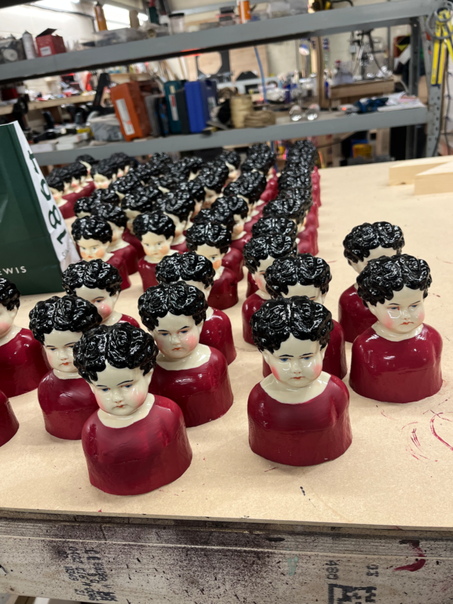 foam moulds of china dolls - polypros